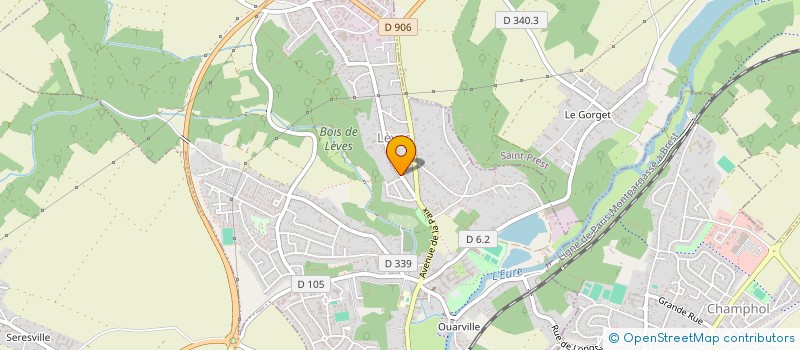 localisation de l'entreprise SO CA REV à LEVES