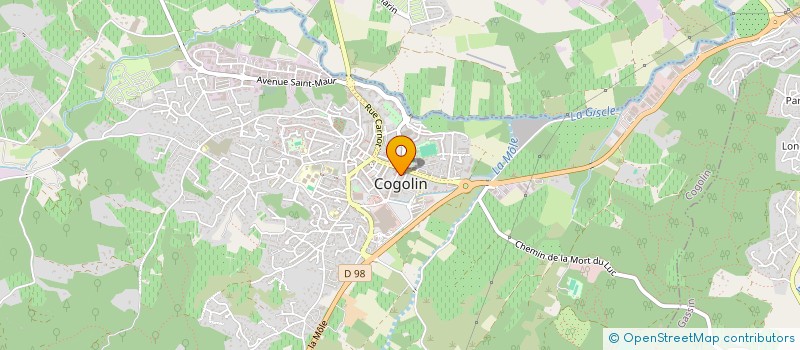 localisation de l'entreprise SO CALIN  COGOLIN