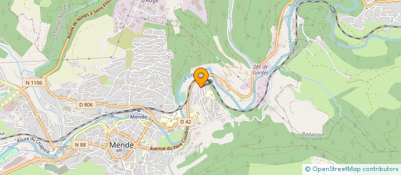 localisation de l'entreprise SO CANDY  MENDE