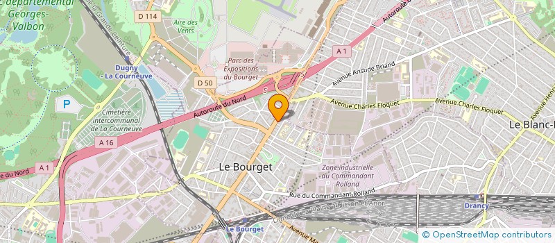 localisation de l'entreprise SO CANTINE à LE BOURGET