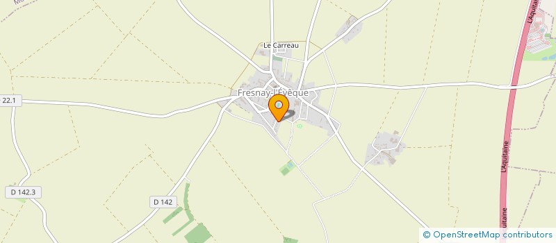 localisation de l'entreprise SO'CARS 28 à FRESNAY-L'EVEQUE