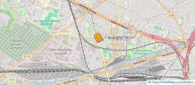 localisation de l'entreprise SO'CHAY ASSOS à BOBIGNY