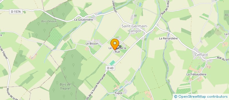 localisation de l'entreprise SO CHIC  SAINT-GERMAIN-LANGOT