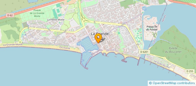 localisation de l'entreprise SO CHIC  LA GRANDE MOTTE