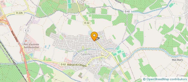 localisation de l'entreprise SO'CHRIS  SALEILLES