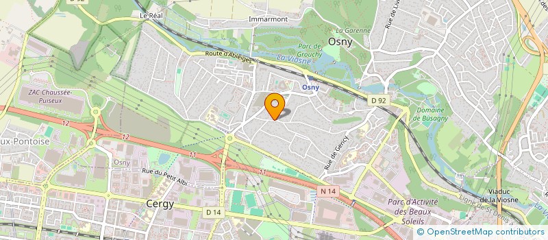 localisation de l'entreprise SO CLIC à OSNY