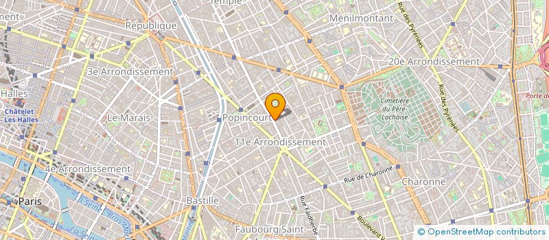 localisation de l'entreprise SO CLINIC PARIS PARMENTIER  PARIS