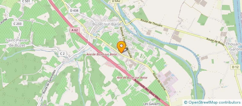 localisation de l'entreprise SO.CO.FA à BUZET-SUR-BAISE