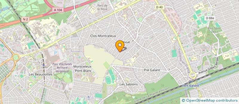 localisation de l'entreprise SO-CO-FRA-BAT  VILLEPINTE