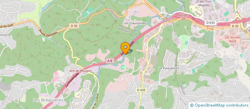 localisation de l'entreprise SO CO GEN  VALLAURIS