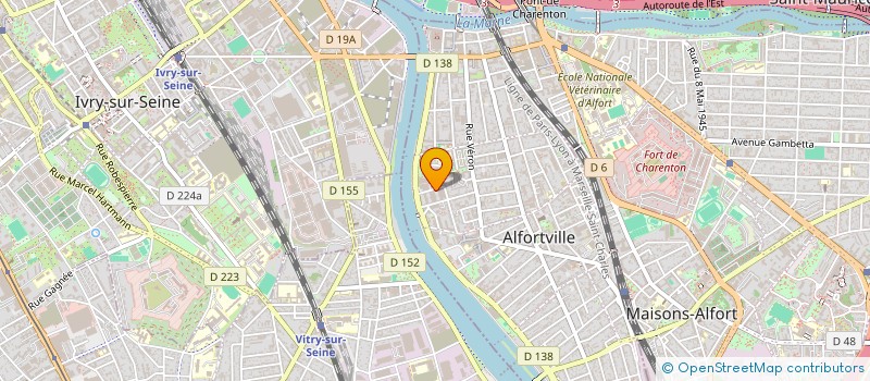 localisation de l'entreprise SO.CO.GEST à ALFORTVILLE
