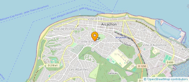 localisation de l'entreprise SO CO PAR  ARCACHON