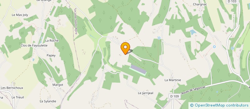 localisation de l'entreprise SO.CO.RA  BUSSAC