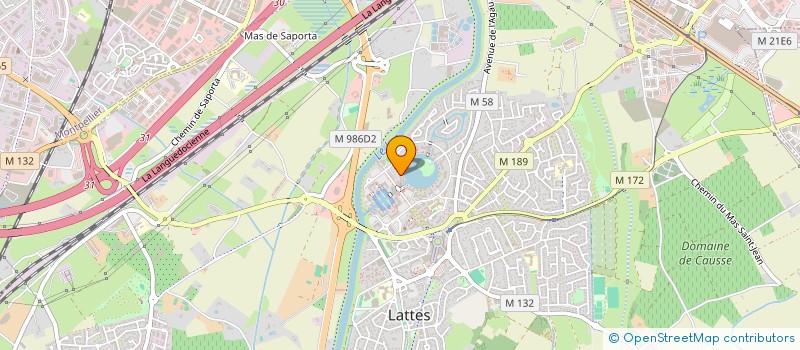 localisation de l'entreprise SO COCOON à LATTES