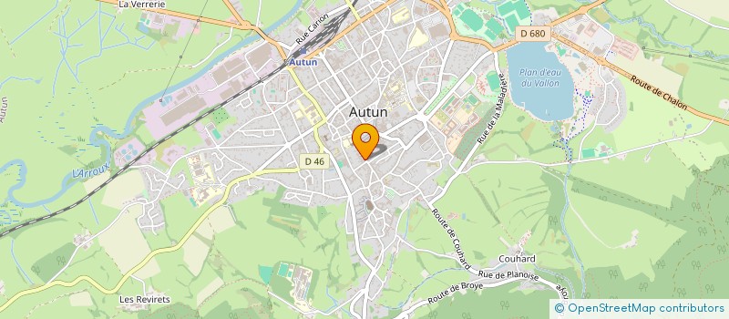 localisation de l'entreprise SO'COIFF à AUTUN