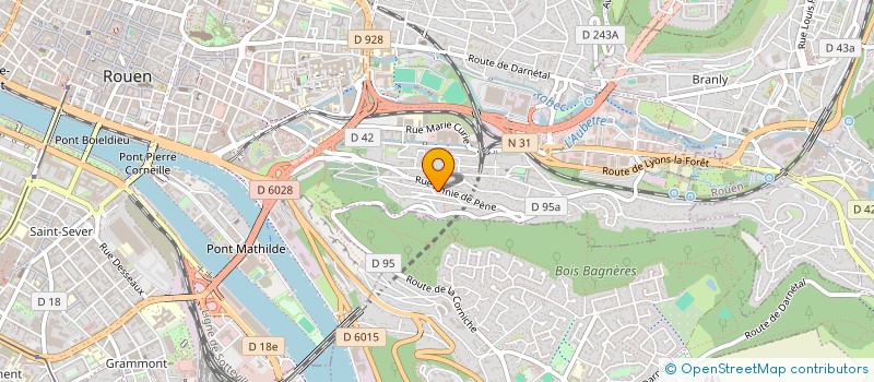 localisation de l'entreprise SO COUTURE à ROUEN