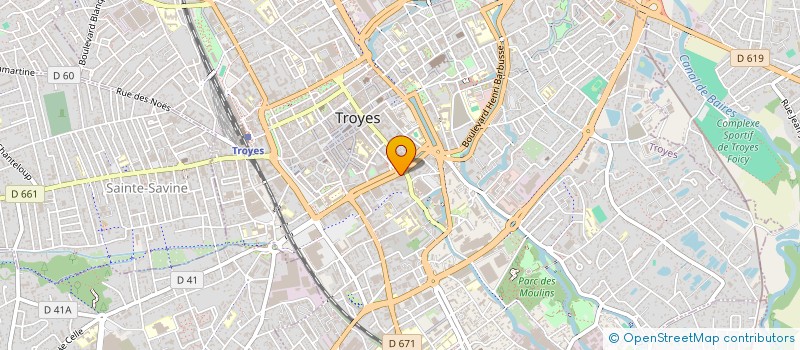 localisation de l'entreprise SO'CREATE à TROYES