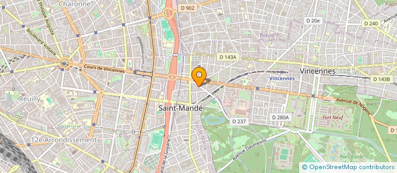 localisation de l'entreprise SO CUTE  SAINT-MANDE