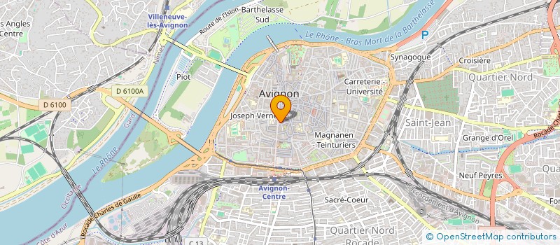 localisation de l'entreprise SO.D.AS.  AVIGNON