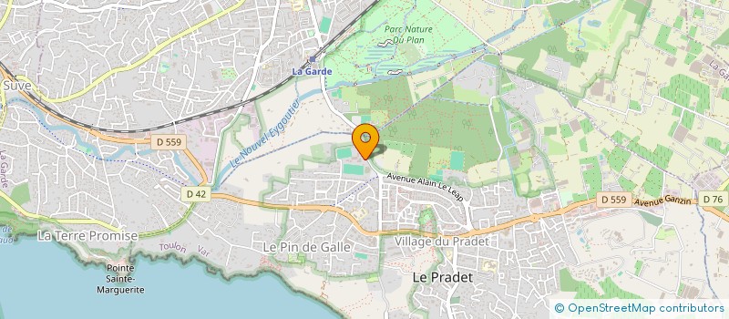 localisation de l'entreprise SO DANSE  LE PRADET