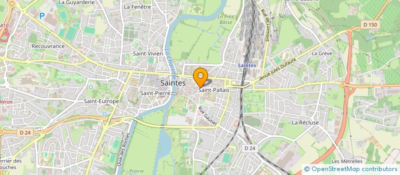 localisation de l'entreprise SO.DB  SAINTES