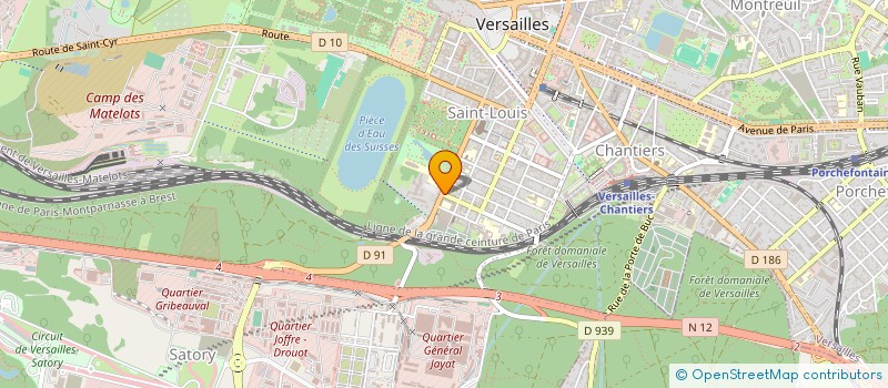 localisation de l'entreprise SO DE COM à VERSAILLES