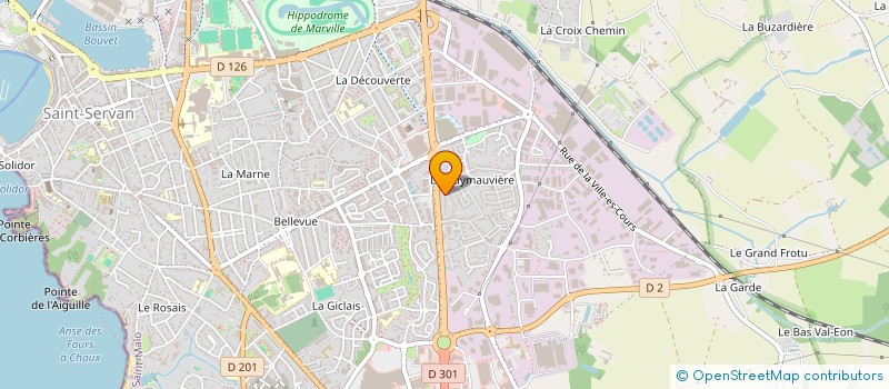 localisation de l'entreprise SO'DELICES KEBAB à SAINT-MALO