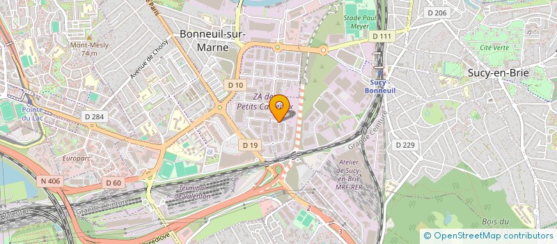 localisation de l'entreprise SO.DEP.VENT à SUCY-EN-BRIE