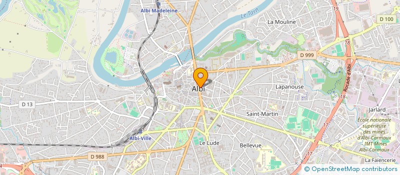 localisation de l'entreprise SO' DES LICES  ALBI