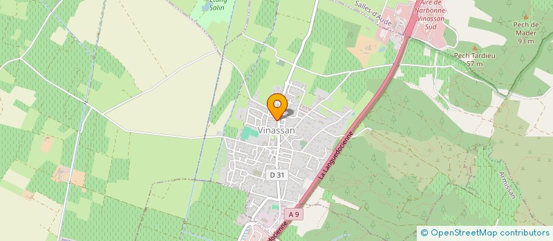 localisation de l'entreprise SO DESIGN GRAPHIC  VINASSAN