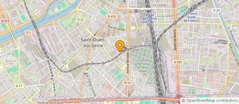 localisation de l'entreprise SO DESIGN MARSEILLE  SAINT-OUEN-SUR-SEINE