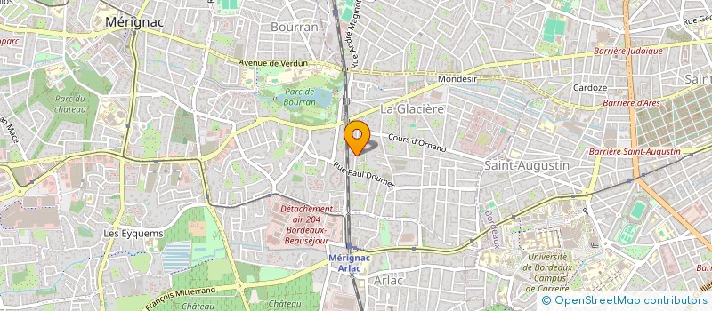 localisation de l'entreprise SO.DI.MAR  MERIGNAC