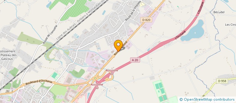 localisation de l'entreprise SO.DI.PI.CS FRANCE  MONTAUBAN