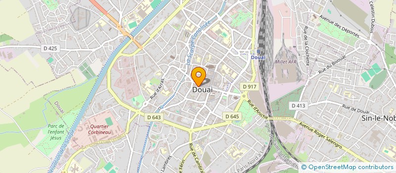 localisation de l'entreprise SO DIET à DOUAI