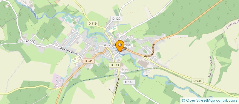 localisation de l'entreprise SO'DIVIN  AUXI-LE-CHATEAU