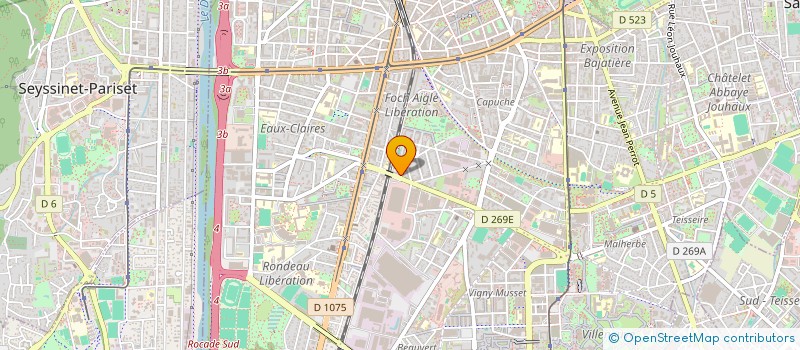 localisation de l'entreprise SO DJAM'S  GRENOBLE