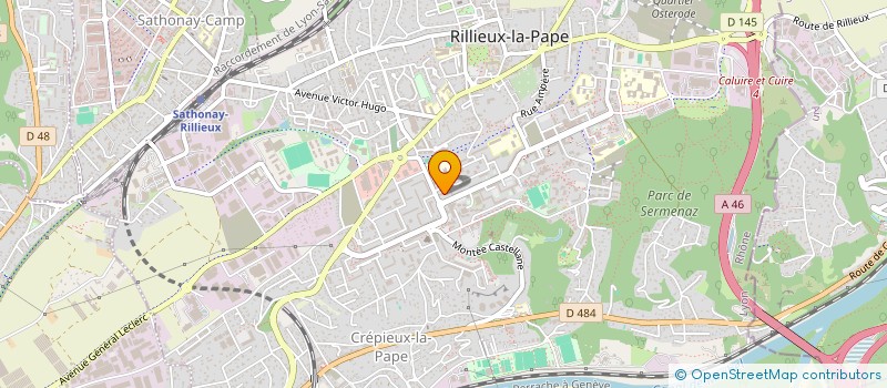 localisation de l'entreprise SO-DRIVE VTC à RILLIEUX-LA-PAPE