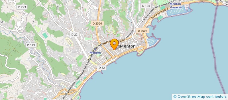 localisation de l'entreprise SO E GE  MENTON