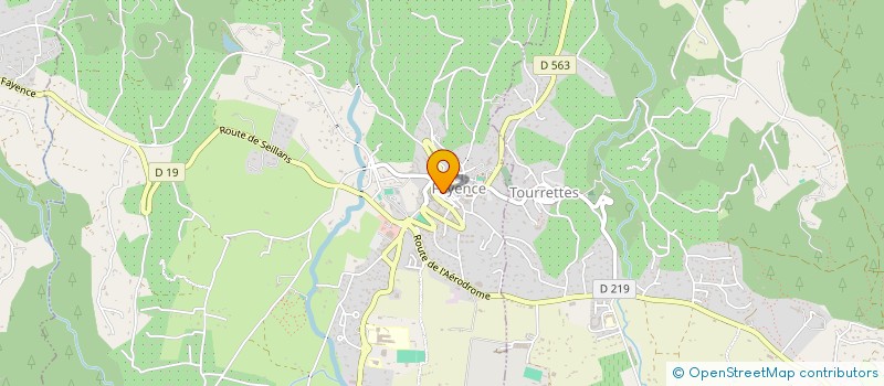 localisation de l'entreprise SO'ELEC à FAYENCE