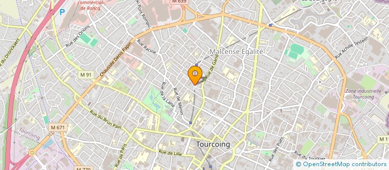 localisation de l'entreprise SO'ESPOIR à TOURCOING