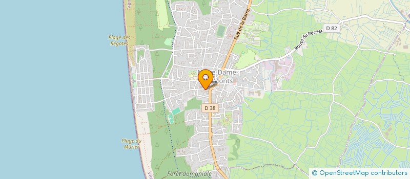 localisation de l'entreprise SO ET FI à NOTRE-DAME-DE-MONTS