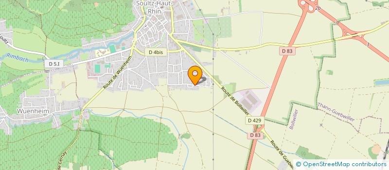 localisation de l'entreprise SO.EXPANSION  SOULTZ-HAUT-RHIN