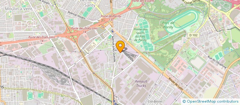 localisation de l'entreprise SO-EXPRESS  VENISSIEUX