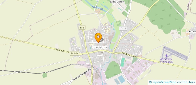 localisation de l'entreprise SO.FI.LET  ETREPAGNY