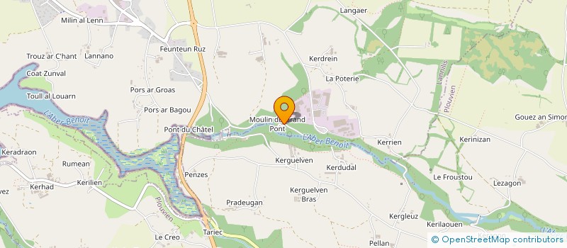 localisation de l'entreprise SO.FI.TROM  LANNILIS