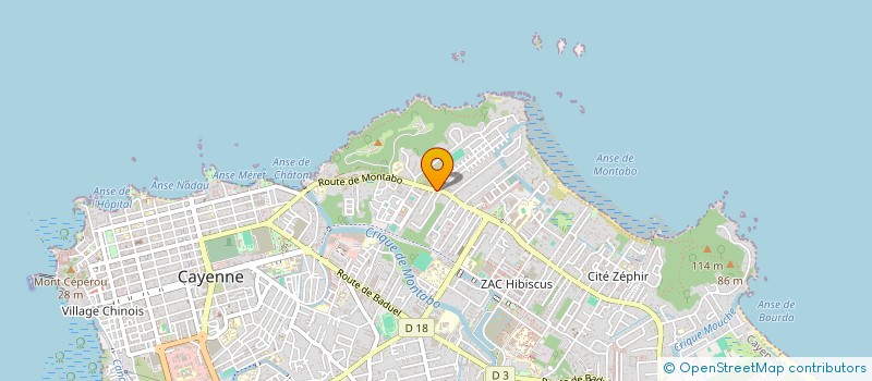 localisation de l'entreprise SO.FILS  CAYENNE