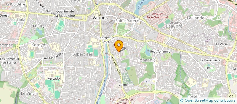 localisation de l'entreprise SO.FIN.PAR à VANNES