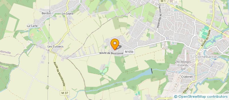 localisation de l'entreprise SO'FINE GESTION à CORNEBARRIEU