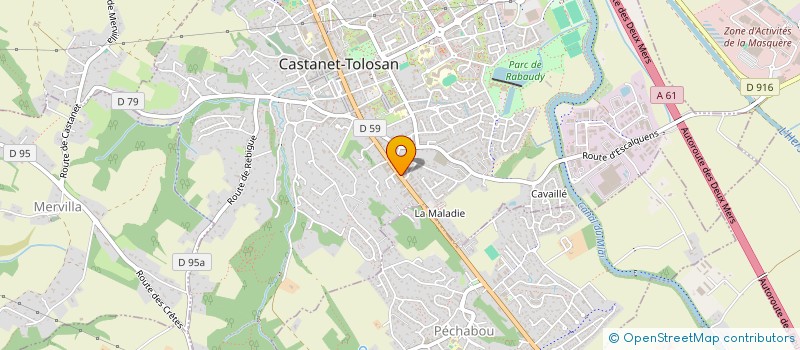 localisation de l'entreprise SO FO BA CLUZET à CASTANET-TOLOSAN