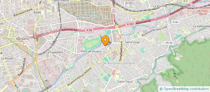 localisation de l'entreprise SO'FOCUS  MARSEILLE